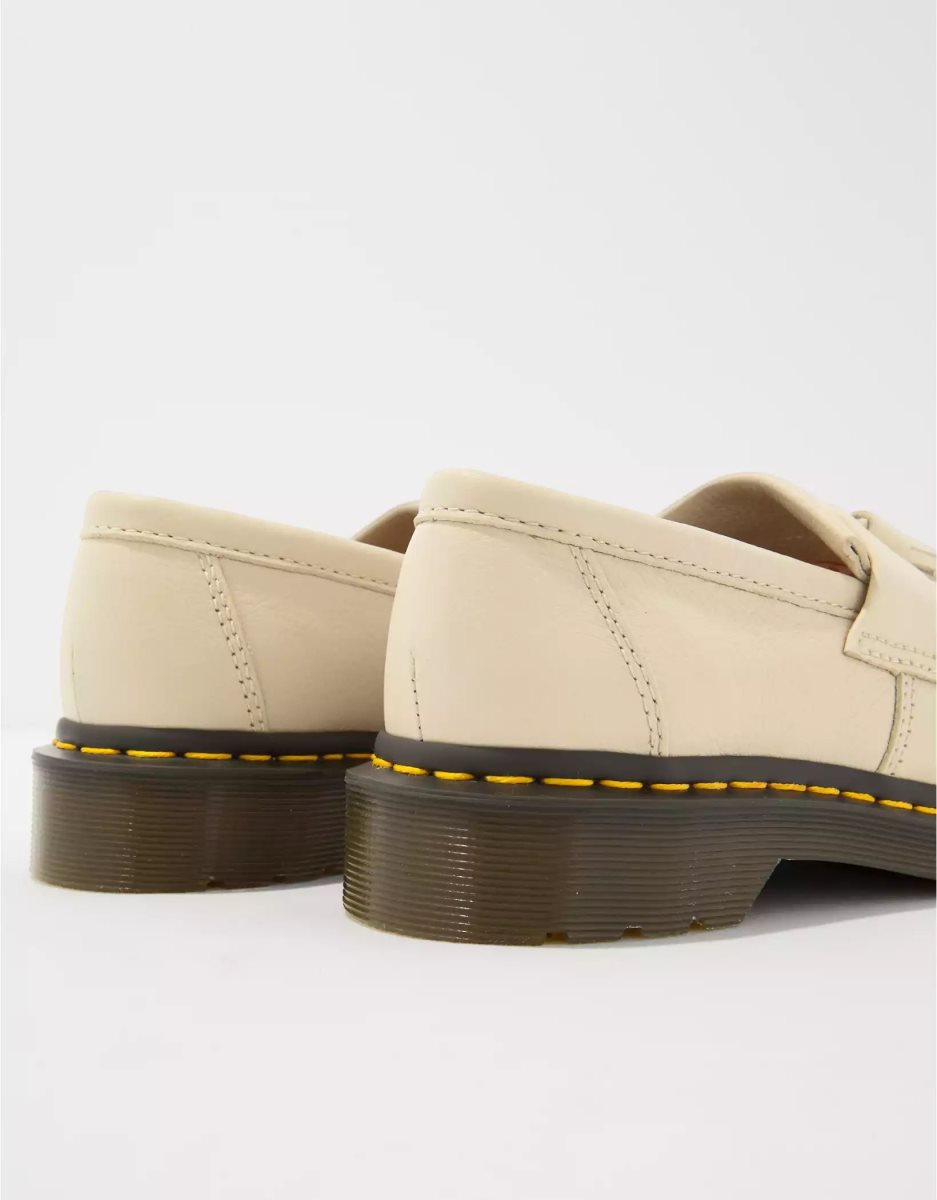 Loafers American Eagle Adrian Cuir Tassel Beige Kaki Femme | DKG-42790698